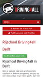 Mobile Screenshot of driving4all.nl