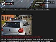Tablet Screenshot of driving4all.nl